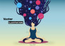 create 2d flat vector illustrations and vector art for your website, blog, app